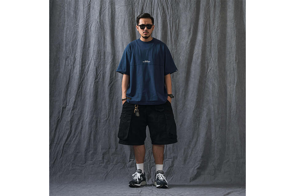 PERSEVERE 21 SS Pigment-Dyed Panel T-Shirt (5)