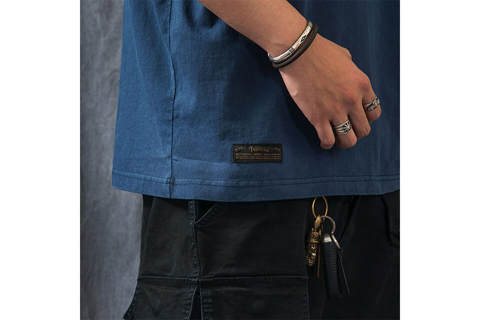 PERSEVERE 21 SS Pigment-Dyed Panel T-Shirt (8)