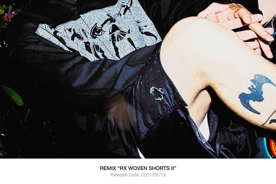 REMIX 21 SS RX Woven Shorts II (1)