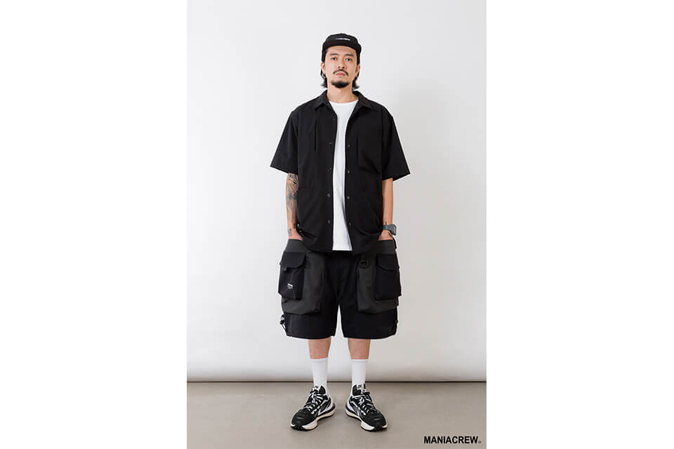 MANIA 21 SS 2 Tone Pocket Pants (1)