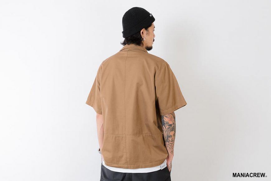 MANIA 21 SS Patchwork Pocket Shirt (8)