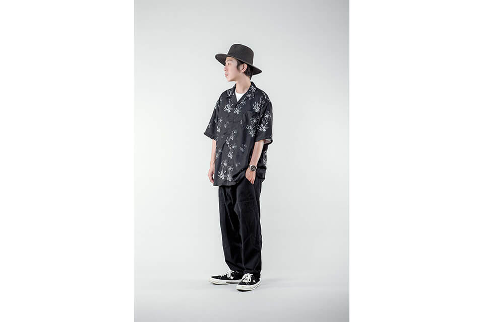 NextMobRiot 21 SS Crinum Asiaticum OVS Guayabera Shirt (2)