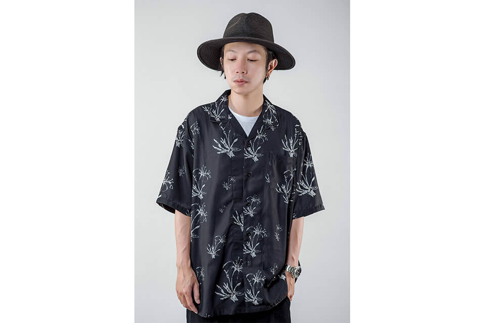 NextMobRiot 21 SS Crinum Asiaticum OVS Guayabera Shirt (3)