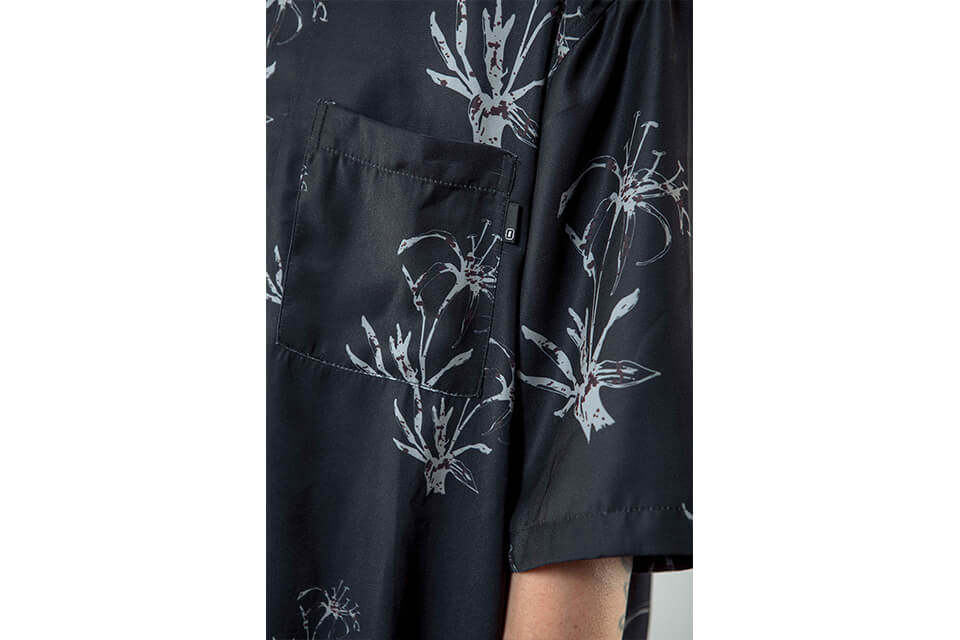 NextMobRiot 21 SS Crinum Asiaticum OVS Guayabera Shirt (4)