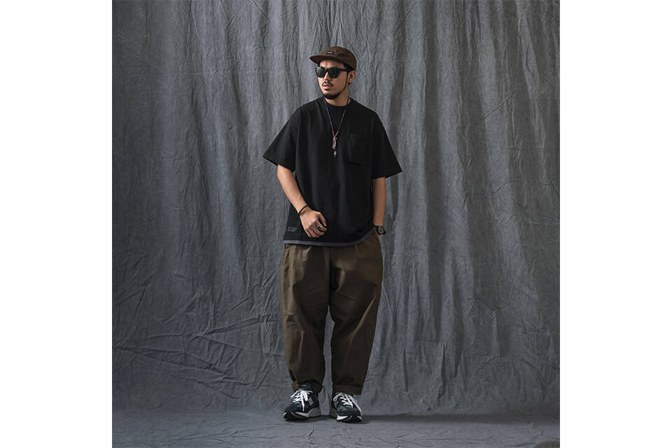 PERSEVERE 21 SS Double Ribbed Crewneck T-Shirt (1)