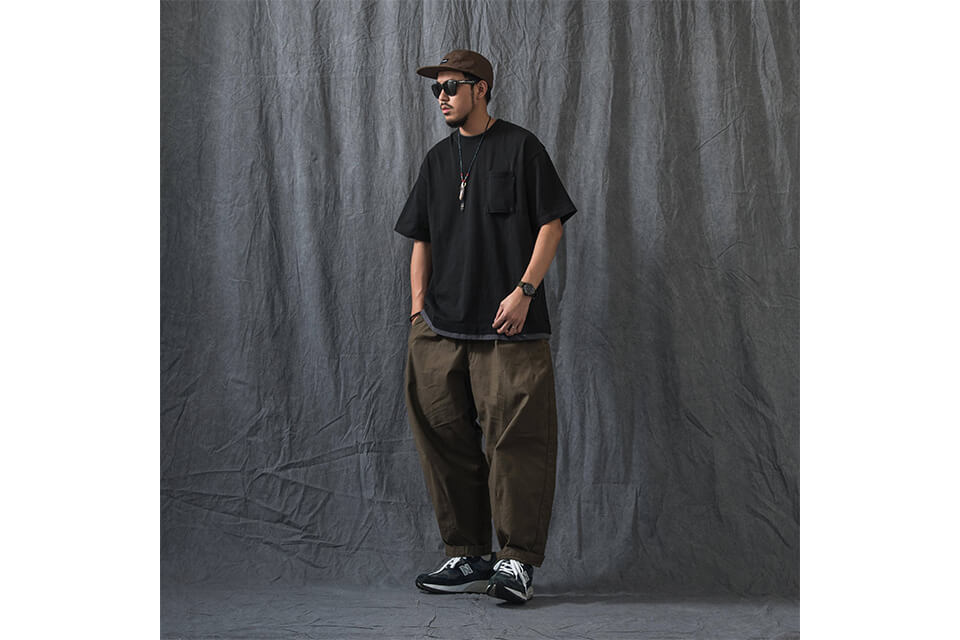 PERSEVERE 21 SS Double Ribbed Crewneck T-Shirt (2)