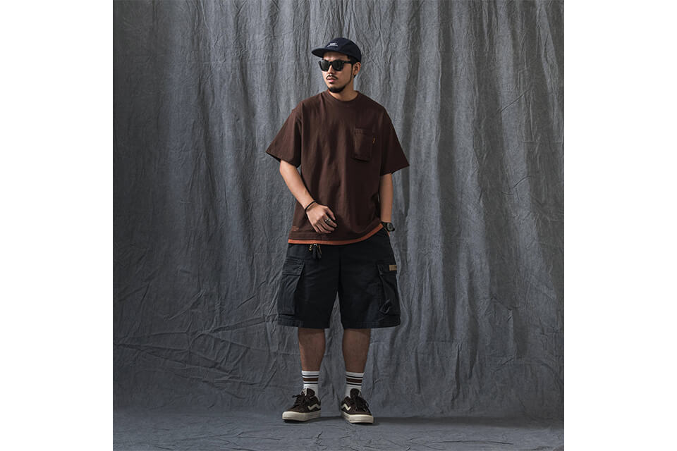 PERSEVERE 21 SS Double Ribbed Crewneck T-Shirt (4)