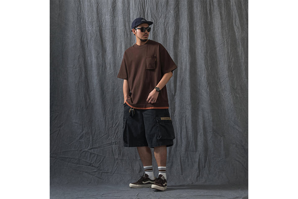 PERSEVERE 21 SS Double Ribbed Crewneck T-Shirt (6)