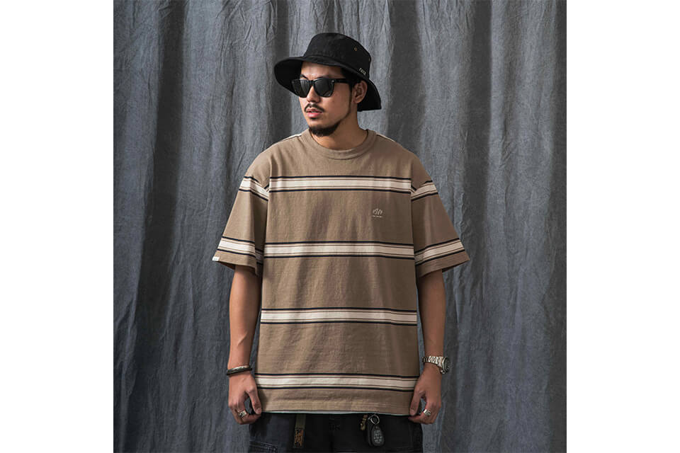 PERSEVERE 21 SS Striped T-Shirt (2)