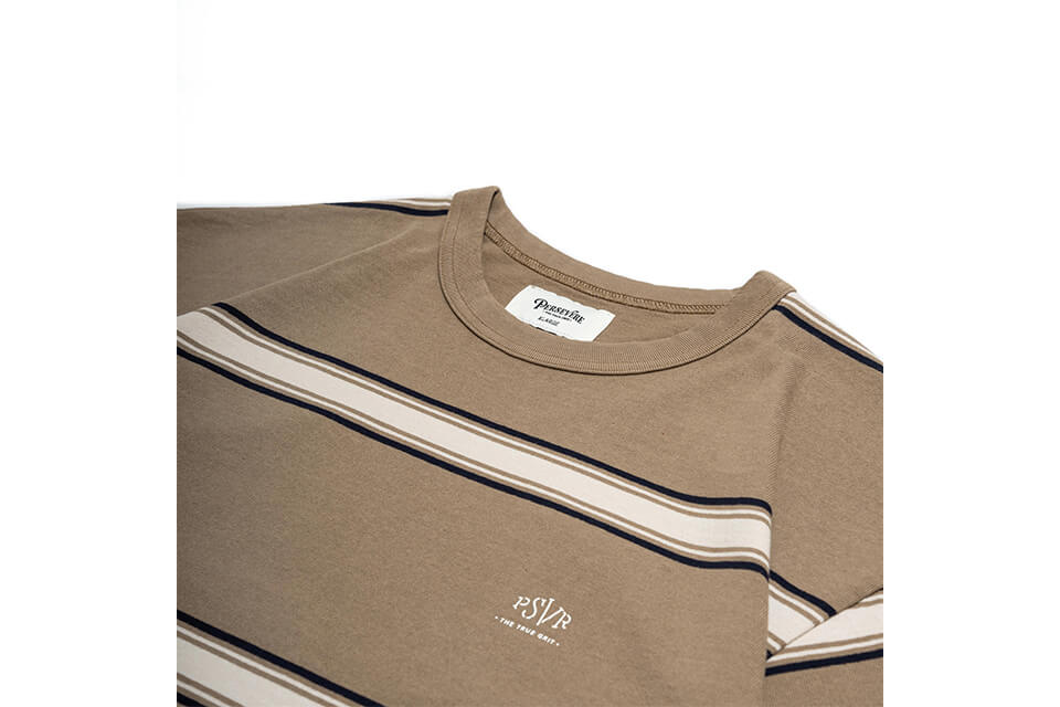 PERSEVERE 21 SS Striped T-Shirt (9)