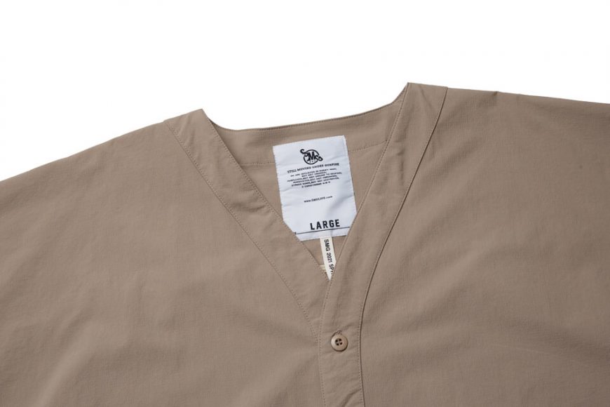 SMG 21 SS Collarless Pocket Shirt (14)