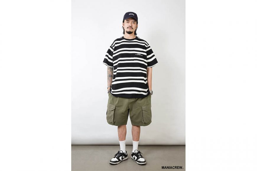 MANIA 21 SS Stripe Pocket Tee (1)