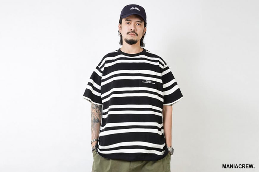 MANIA 21 SS Stripe Pocket Tee (2)