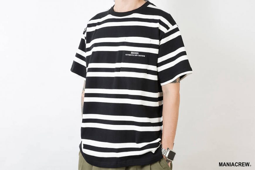 MANIA 21 SS Stripe Pocket Tee (3)