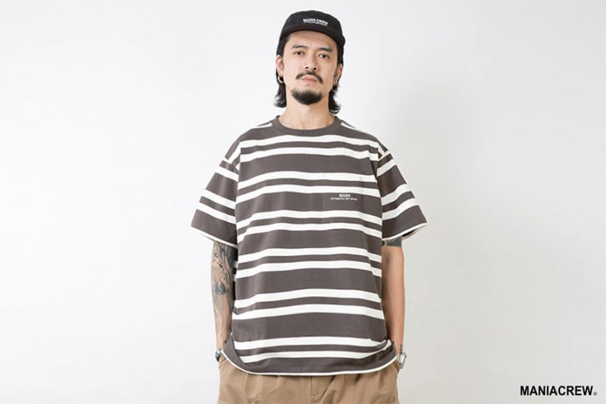 MANIA 21 SS Stripe Pocket Tee (5)