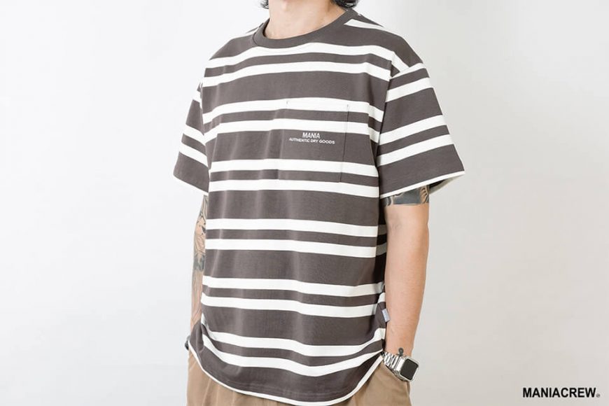 MANIA 21 SS Stripe Pocket Tee (6)