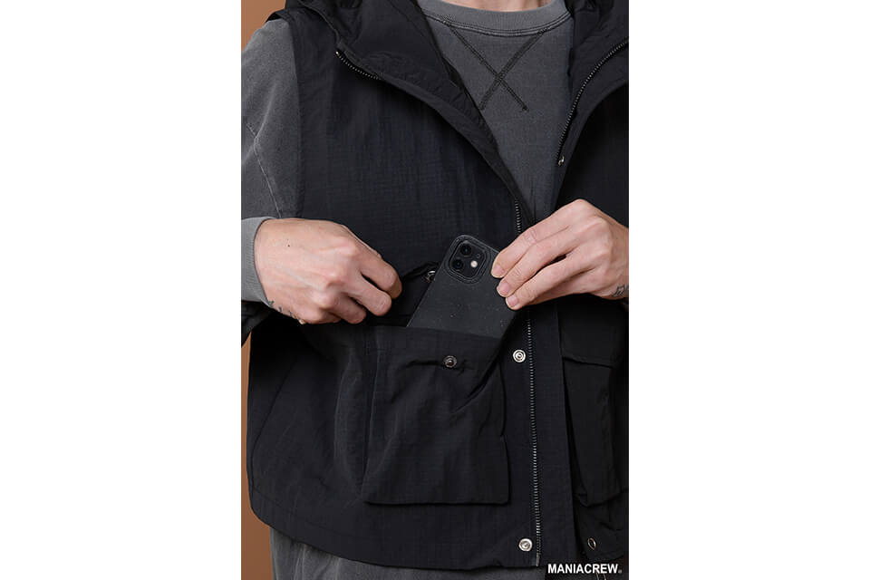 MANIA 21 AW Hooded Vest (9)