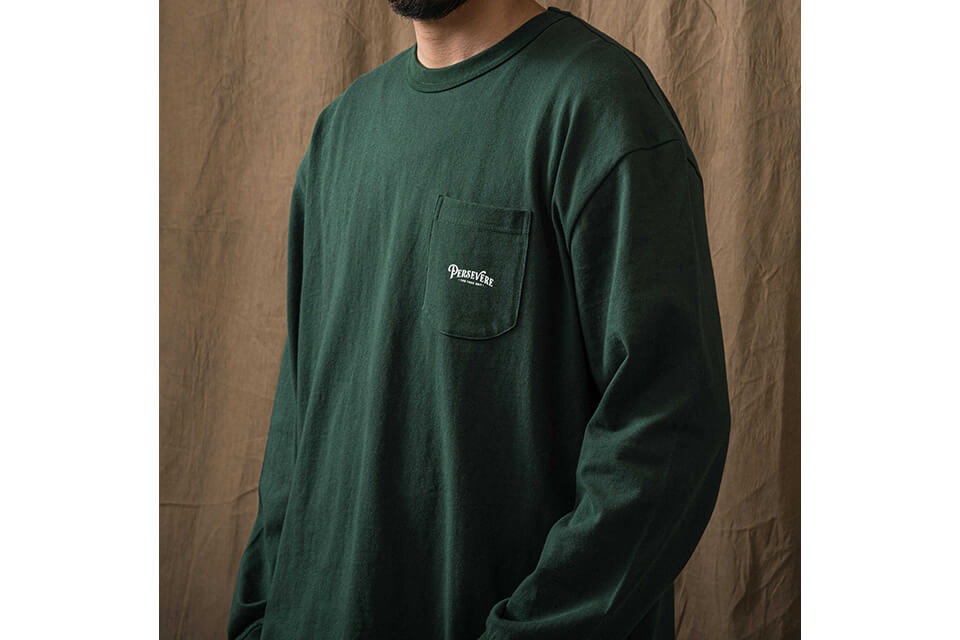 PERSEVERE 21 AW Basic Washed LS Pocket T-Shirt (11)