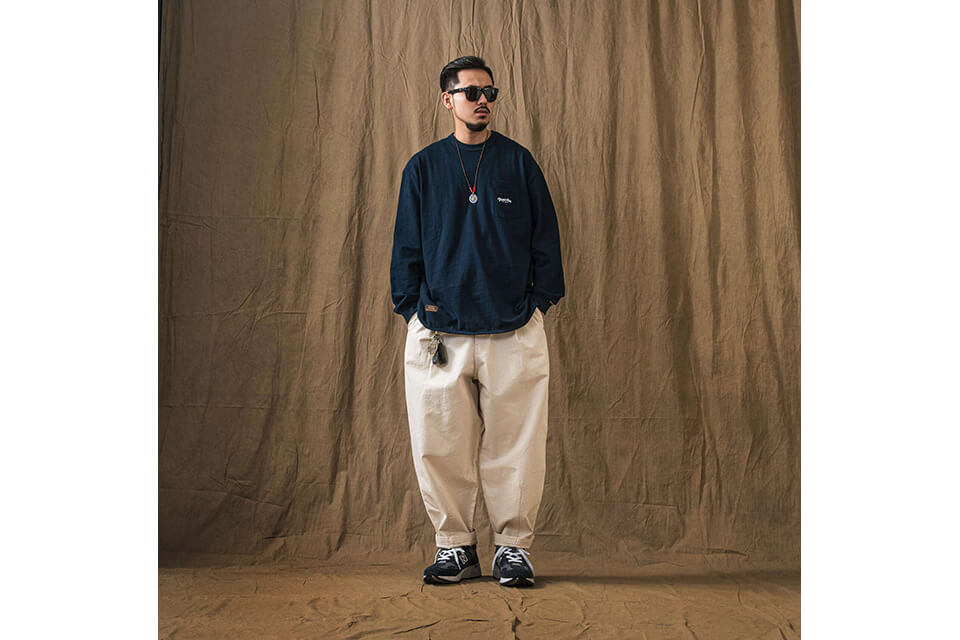 PERSEVERE 21 AW Basic Washed LS Pocket T-Shirt (13)