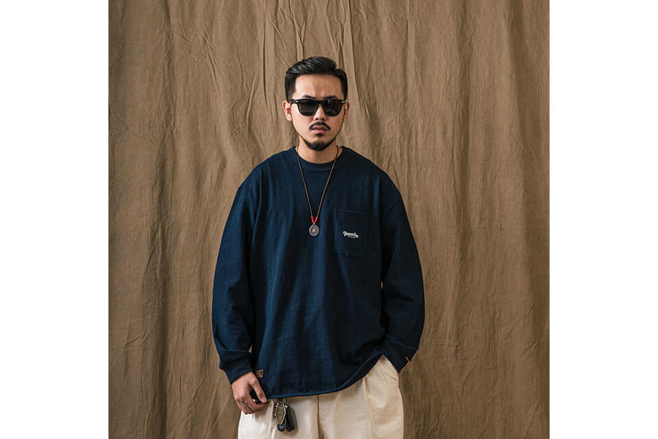 PERSEVERE 21 AW Basic Washed LS Pocket T-Shirt (14)