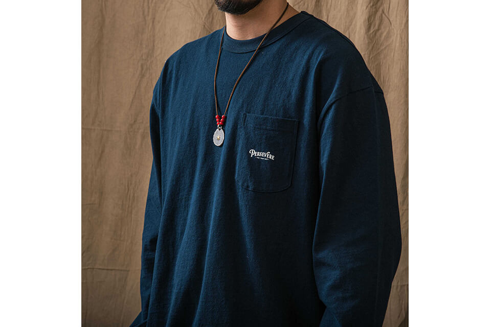 PERSEVERE 21 AW Basic Washed LS Pocket T-Shirt (15)
