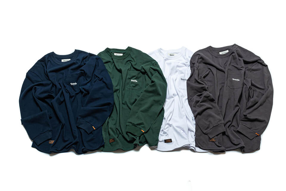 PERSEVERE 21 AW Basic Washed LS Pocket T-Shirt (17)