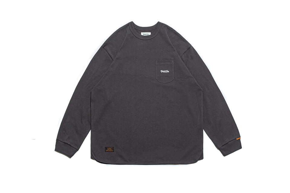 PERSEVERE 21 AW Basic Washed LS Pocket T-Shirt (23)