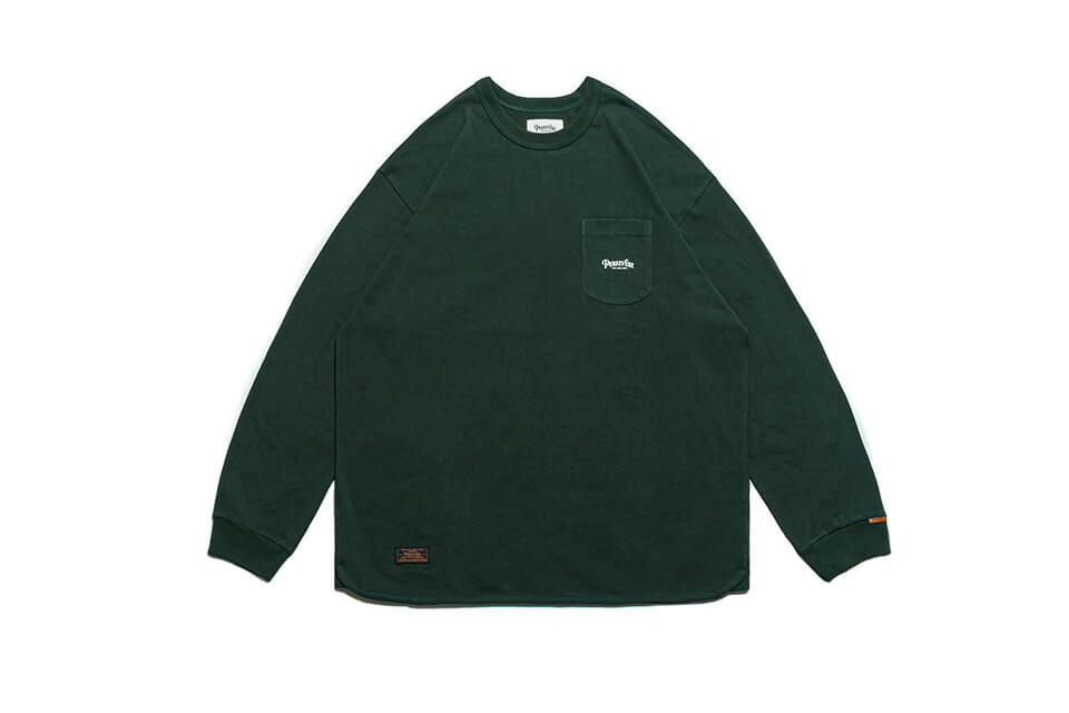 PERSEVERE 21 AW Basic Washed LS Pocket T-Shirt (28)