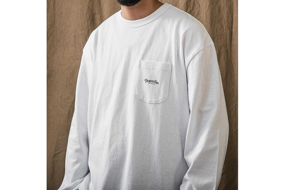 PERSEVERE 21 AW Basic Washed LS Pocket T-Shirt (3)
