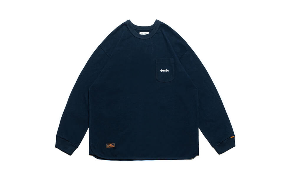 PERSEVERE 21 AW Basic Washed LS Pocket T-Shirt (33)