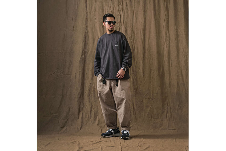 PERSEVERE 21 AW Basic Washed LS Pocket T-Shirt (5)