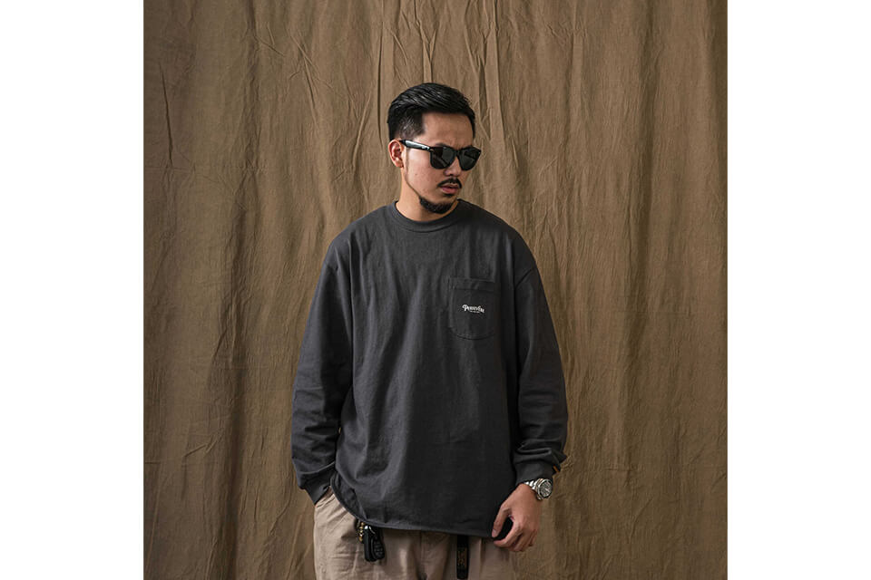 PERSEVERE 21 AW Basic Washed LS Pocket T-Shirt (6)