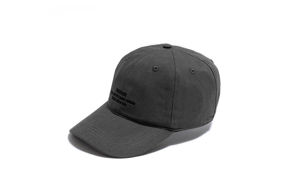 PERSEVERE 21 AW Embroidered Slogan 6 Panel Cap (15)