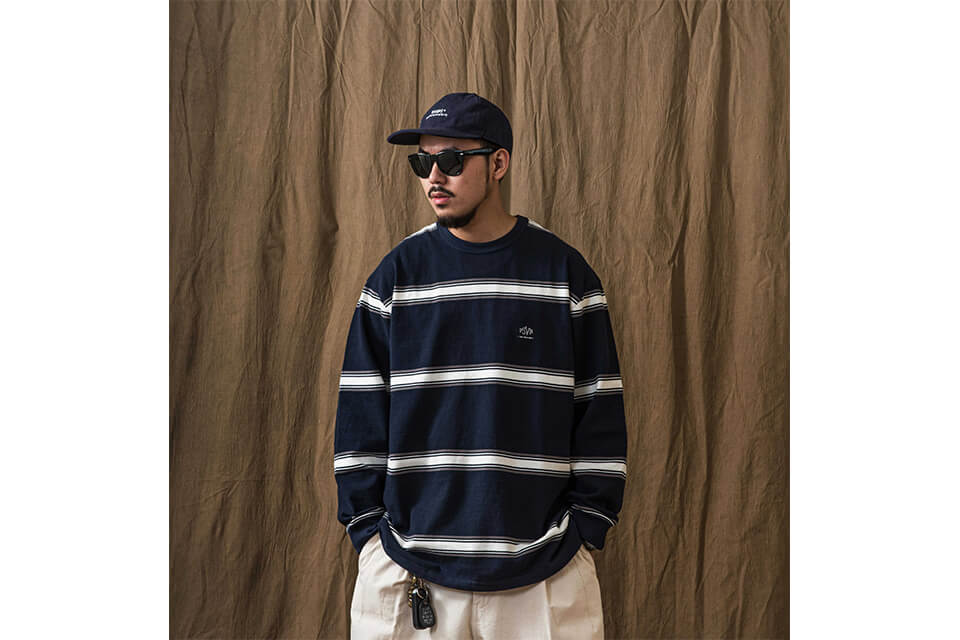PERSEVERE 21 AW Wide Stripe LS T-Shirt (5)
