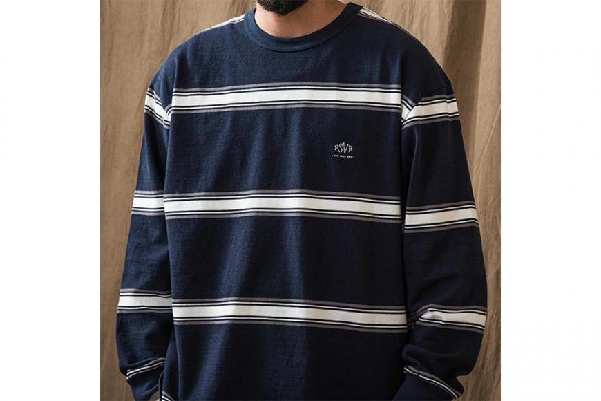PERSEVERE 21 AW Wide Stripe LS T-Shirt (6)