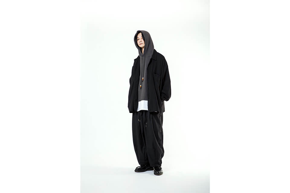 NextMobRiot 21 AW Waffle Pattern Half Hoodie (1)