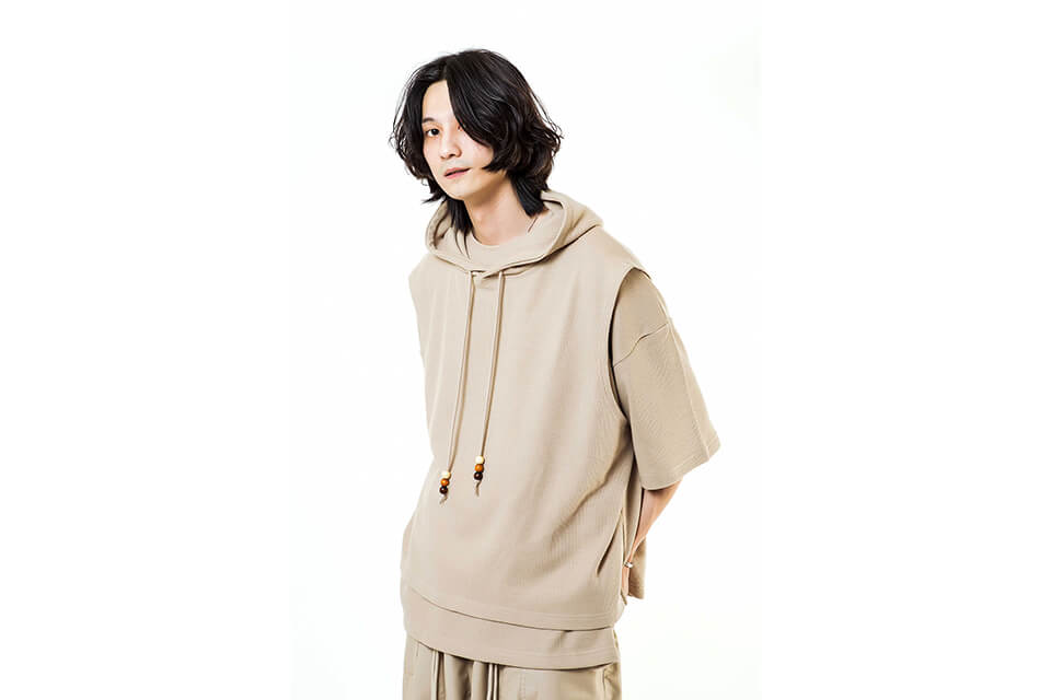 NextMobRiot 21 AW Waffle Pattern Half Hoodie (10)