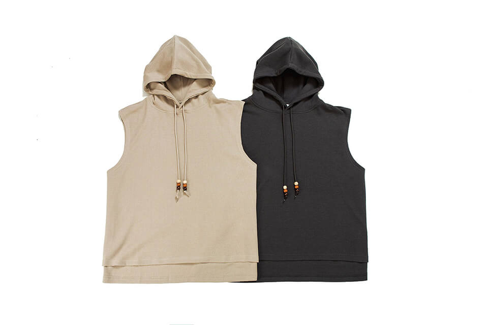 NextMobRiot 21 AW Waffle Pattern Half Hoodie (12)