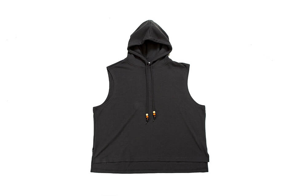NextMobRiot 21 AW Waffle Pattern Half Hoodie (13)