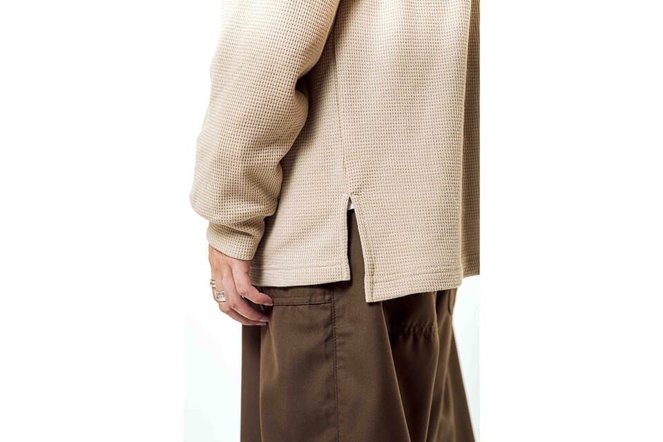 NextMobRiot 21 AW Waffle Pattern Mexican Hoodie (12)