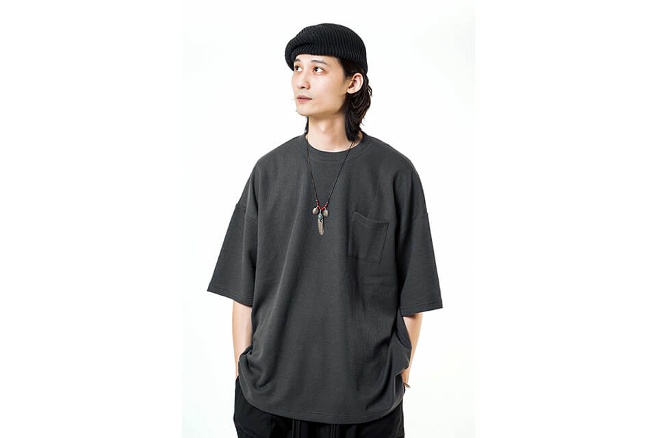 NextMobRiot 21 AW Waffle Pattern OVS Tee (5)