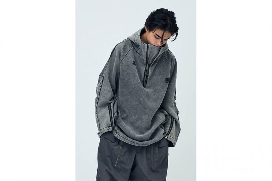 SMG 21 AW Patchwork Washed Hoodie (3)