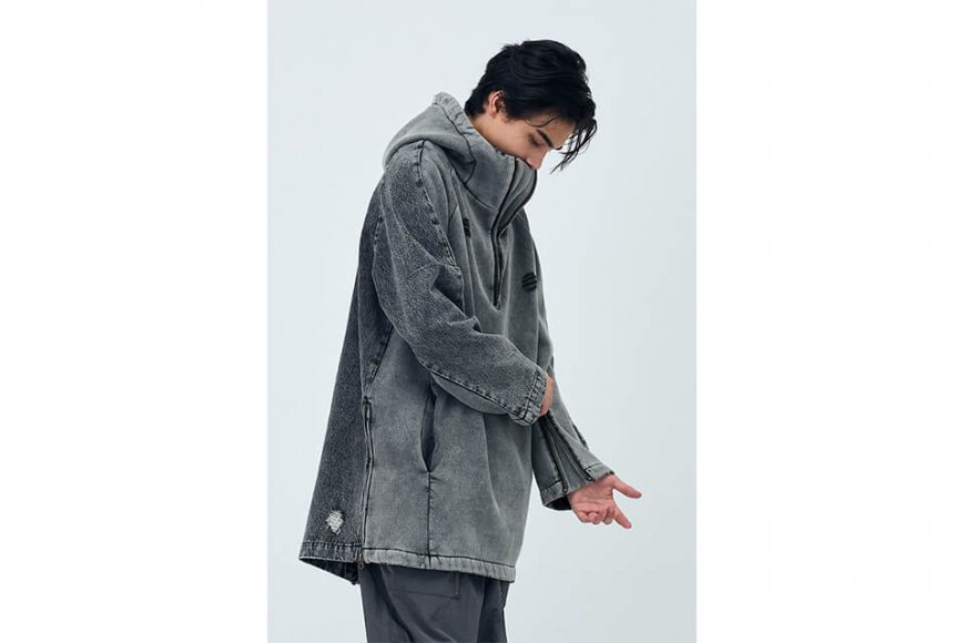 SMG 21 AW Patchwork Washed Hoodie (4)