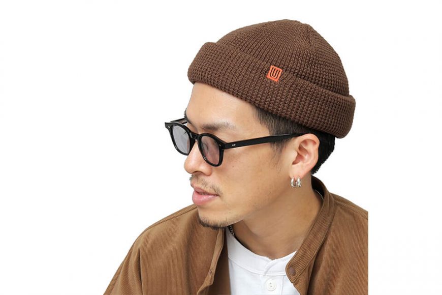 UNIVERSAL OVERALL 21 AW UO Waffle Roll Knit Beanie (13)