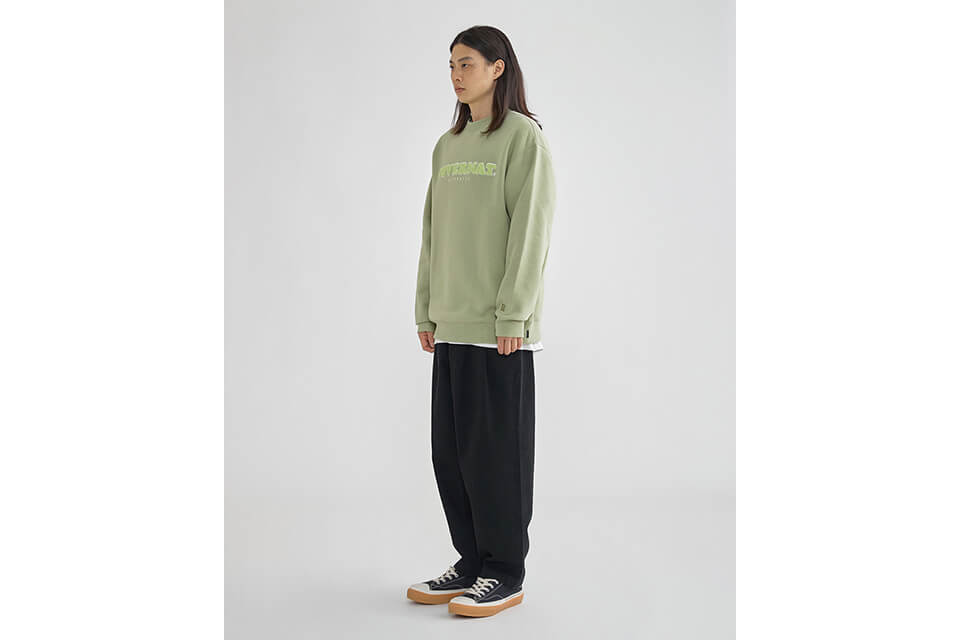 COVERNAT 21 FW Boucle Cooper Logo Sweat Shirts (2)