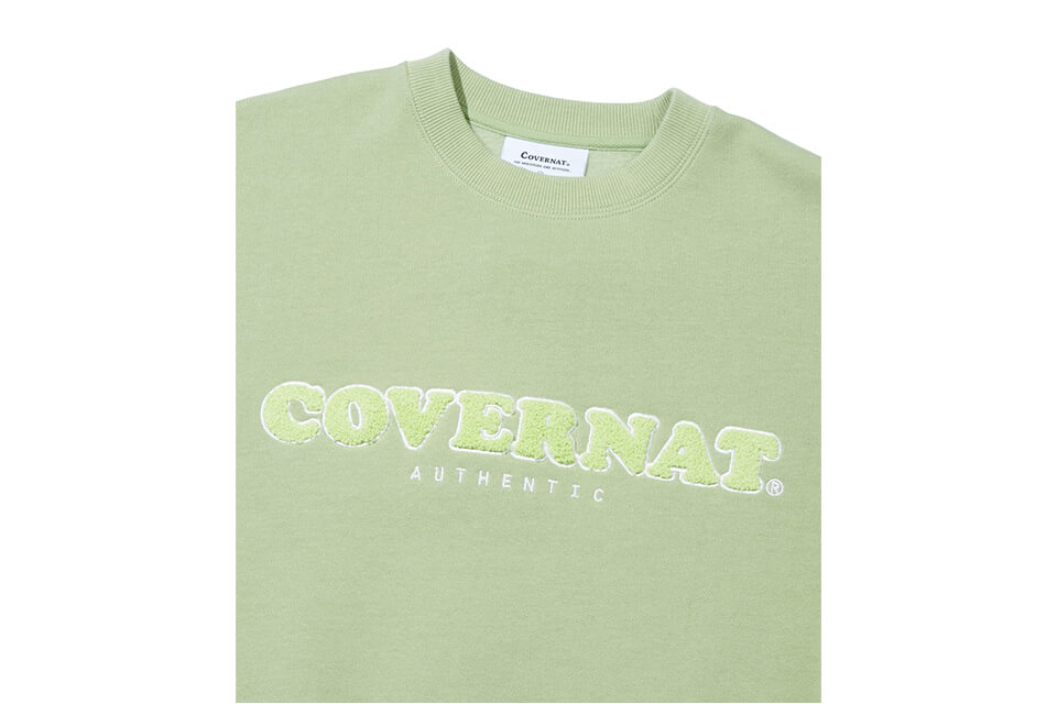 COVERNAT 21 FW Boucle Cooper Logo Sweat Shirts (6)