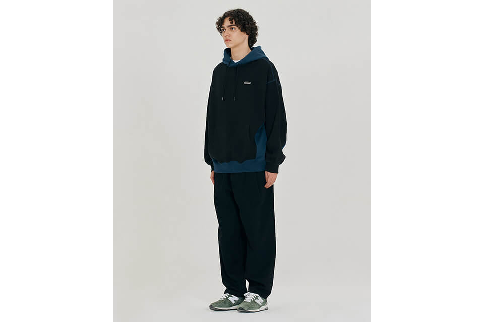 COVERNAT 21 FW Color Block Overfit Hoodie (2)