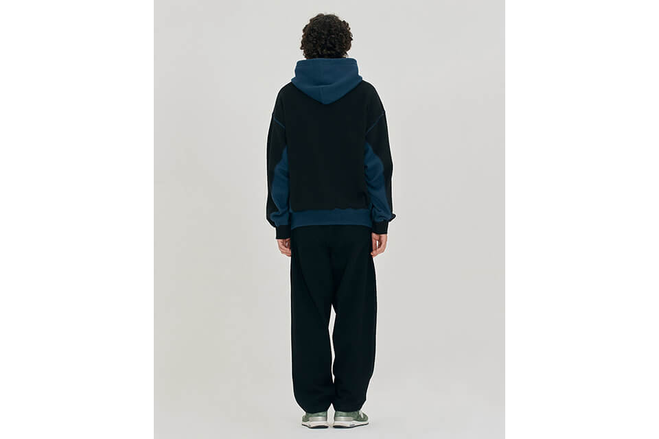 COVERNAT 21 FW Color Block Overfit Hoodie (3)