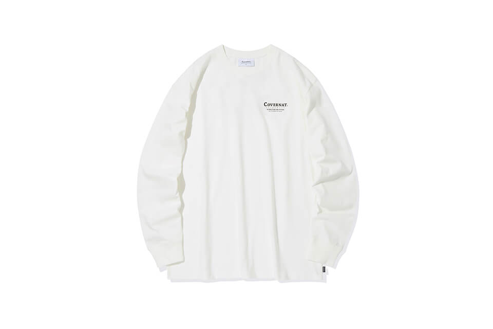 COVERNAT 21 FW Layout Logo Long Sleeve (1)