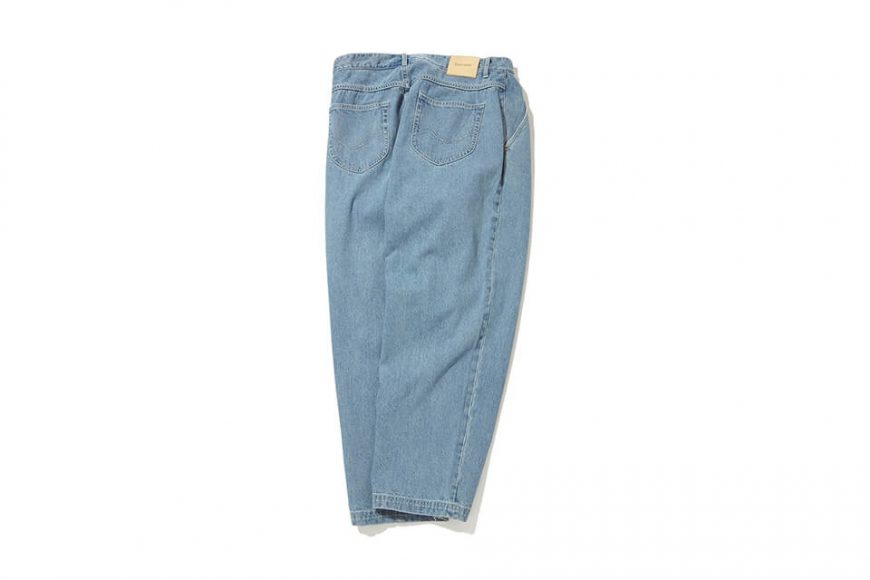 COVERNAT 21 FW Tapered Blue Denim Pants (6)